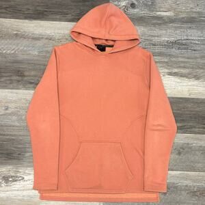 Alphalete Athletics Pink Womens L Gym Long‎ Oversized Pullover Sweatshirt Hoodie